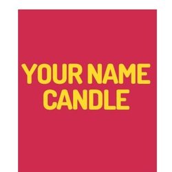 Your Name Candle